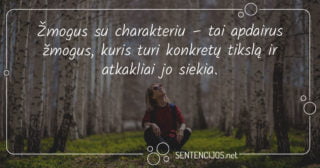 mintys apie charakteri