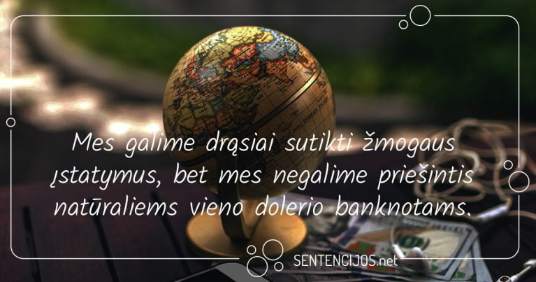 mintys apie pinigus