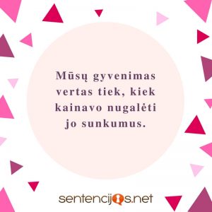 gyvenimas ir sunkumai