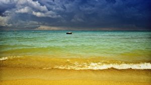 laivelis juroje plaukiam