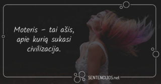 mintys apie moteris