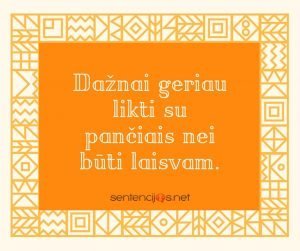 panciai ir laisve