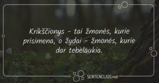 mintys apie religija