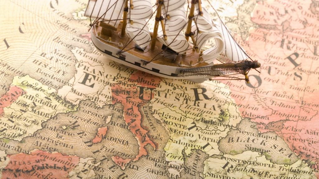 laivelis-ant-zemelapio