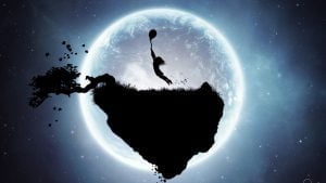 mergina-skrenda-balionu