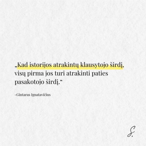 Gintaras Ignatavicius atrakinti sirdi