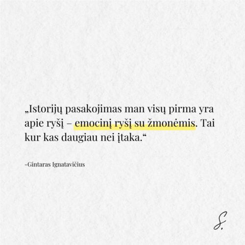 Gintaras Ignatavicius rysys