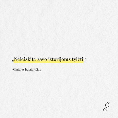 Gintaras Ignatavicius tyla